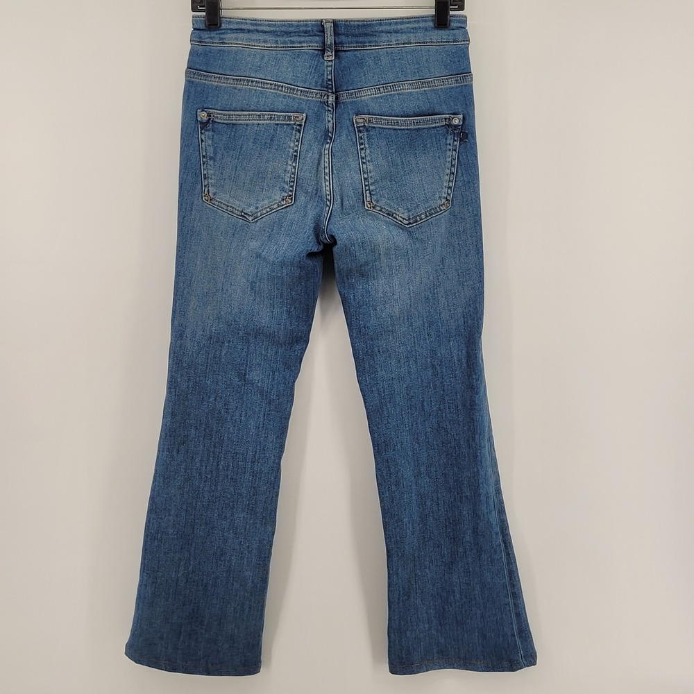 Pilcro The Demilune Boot Jeans Womens 27 Blue Denim Bootcut Anthropologie - Picture 2 of 8